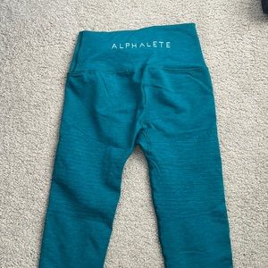 Turquoise Alphalete Leggings